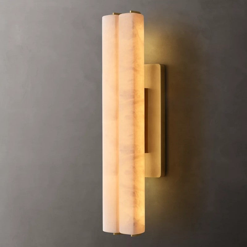 Audiobon Alabaster Double Sconce