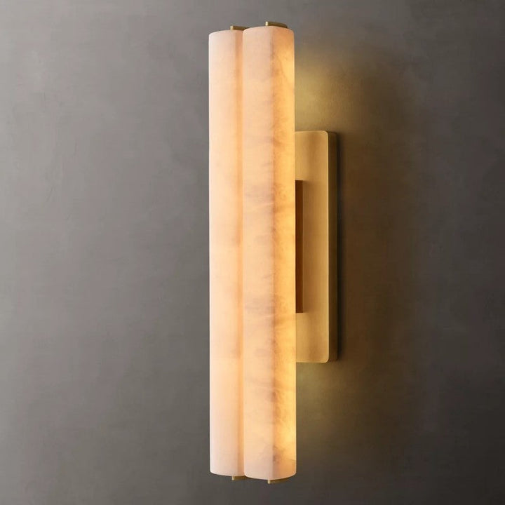 Audiobon Alabaster Double Sconce