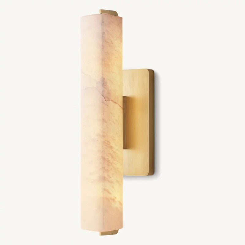 Audiobon Alabaster Single Sconce