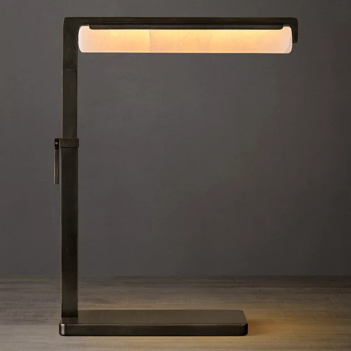 Audiobon Alabaster Task Table Lamp
