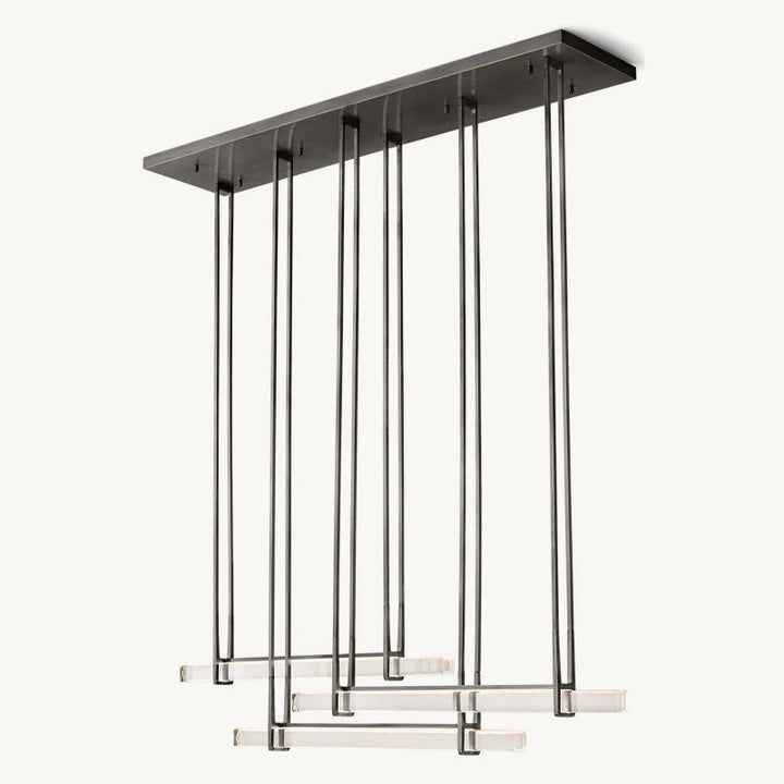 Audiobon Triple Bar Linear Dining Room Chandelier