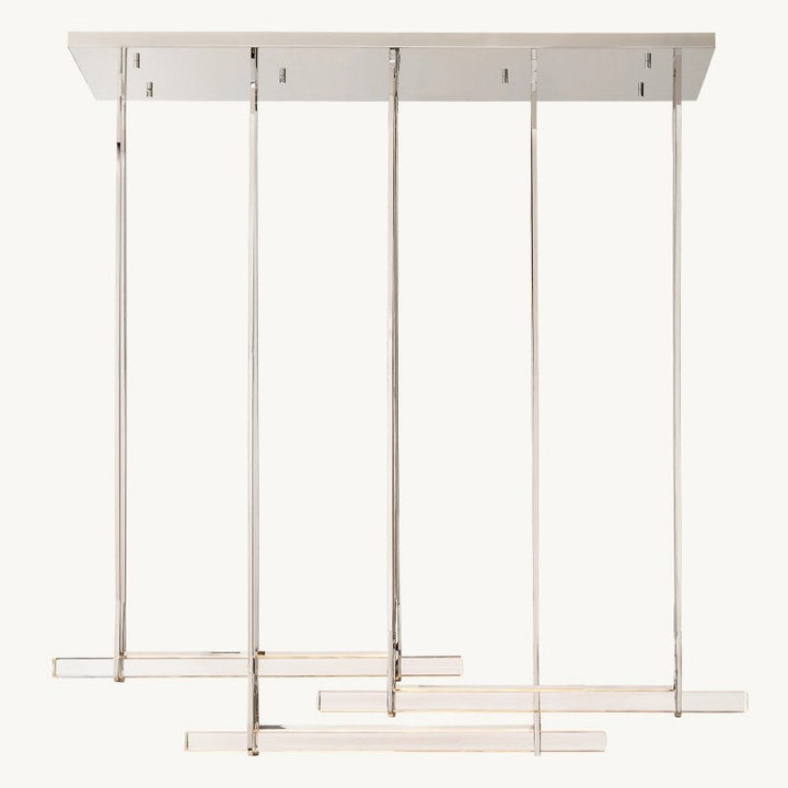 Audiobon Triple Bar Linear Dining Room Chandelier