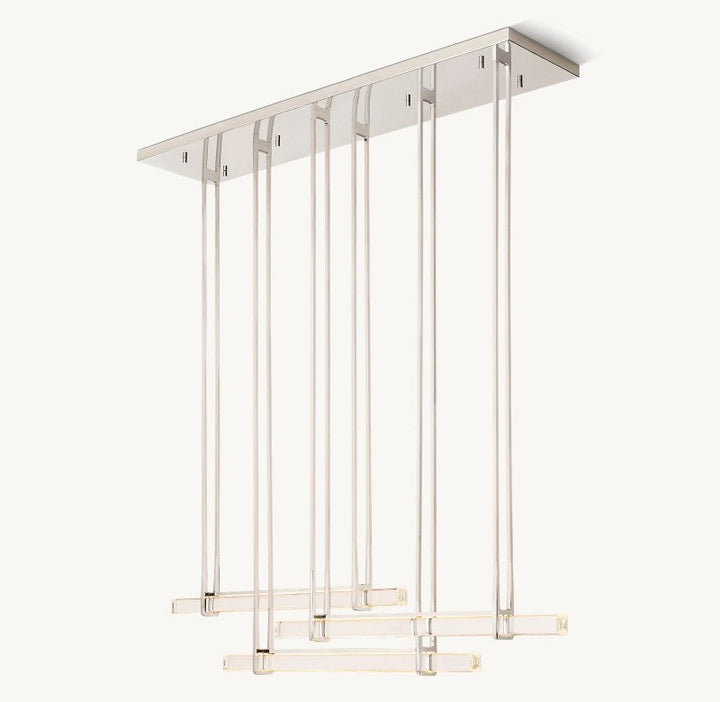 Audiobon Triple Bar Linear Dining Room Chandelier