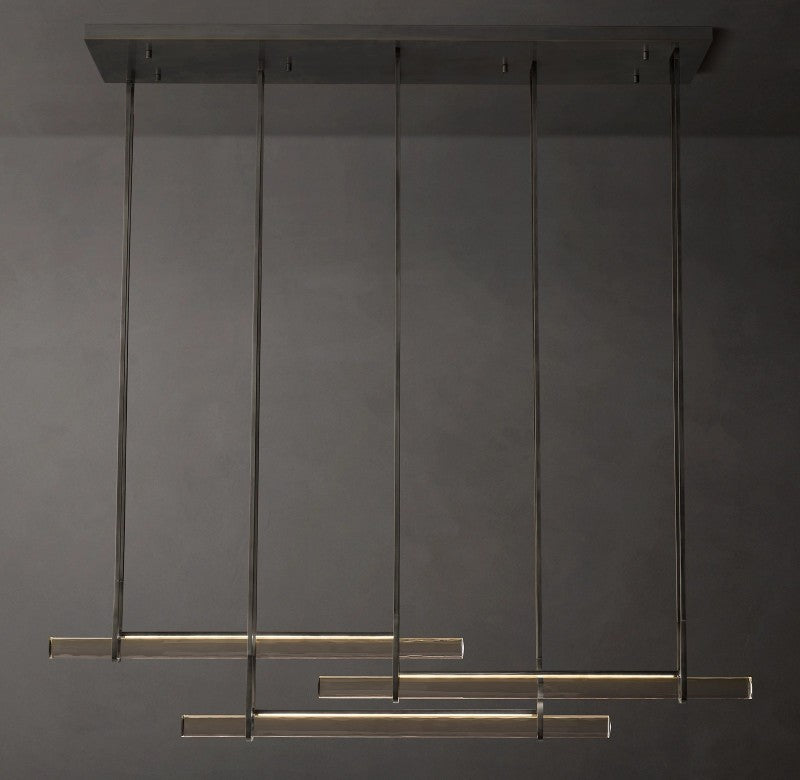 Audiobon Triple Bar Linear Dining Room Chandelier