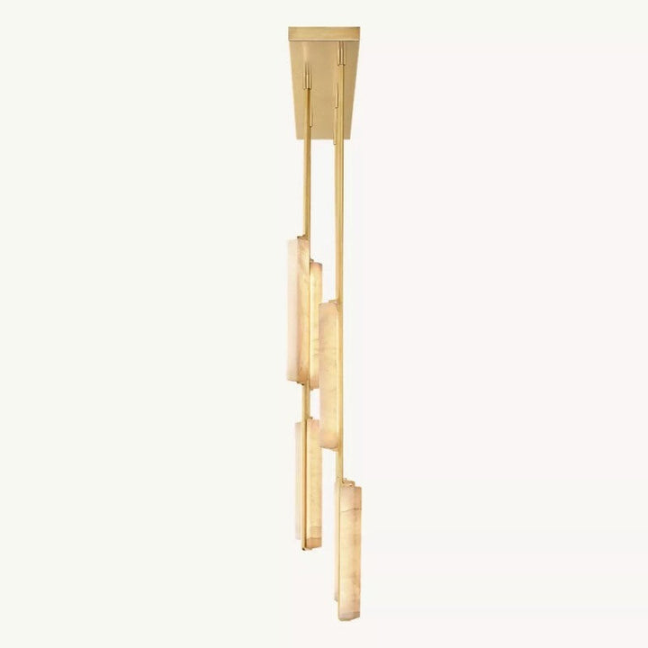 Audiobon Alabaster Linear Chandelier 54"
