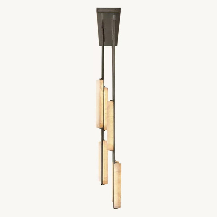 Audiobon Alabaster Linear Chandelier 54"
