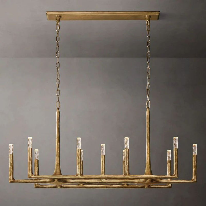 Avarit Forged Linear Chandelier 54”