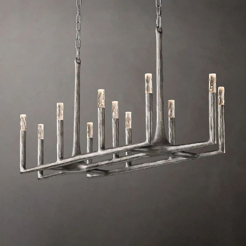 Avarit Forged Linear Chandelier 54”