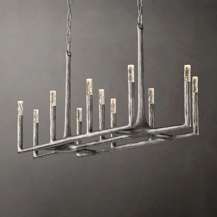 Avarit Forged Linear Chandelier 54”