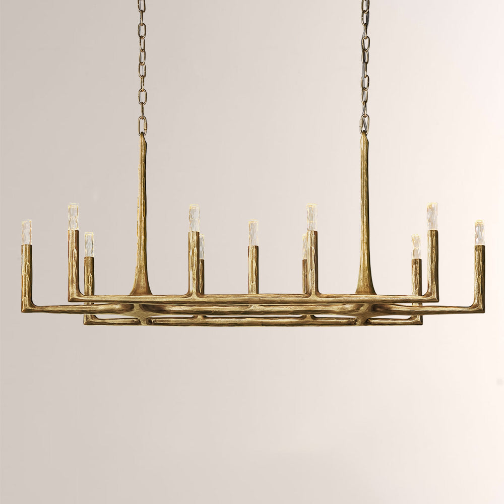 Avarit Forged Linear Chandelier 54”
