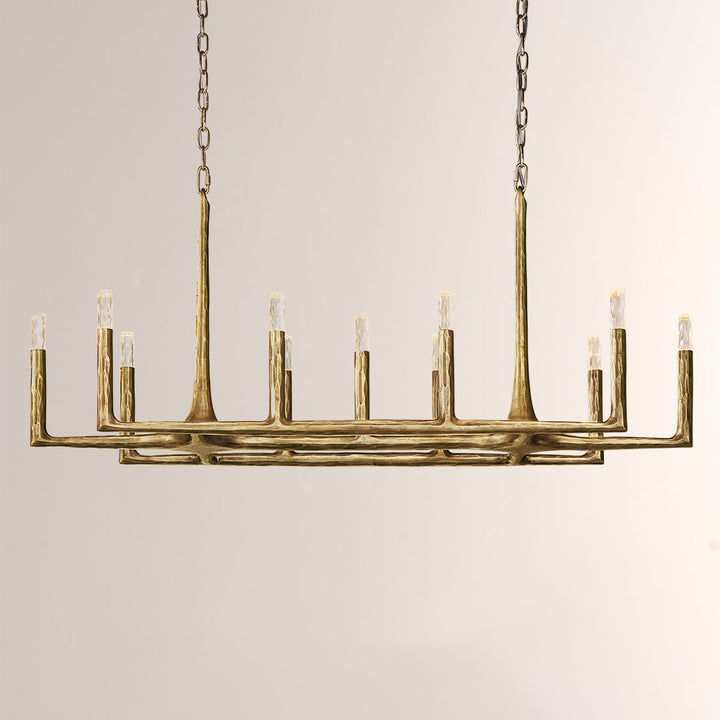 Avarit Forged Linear Chandelier 54”