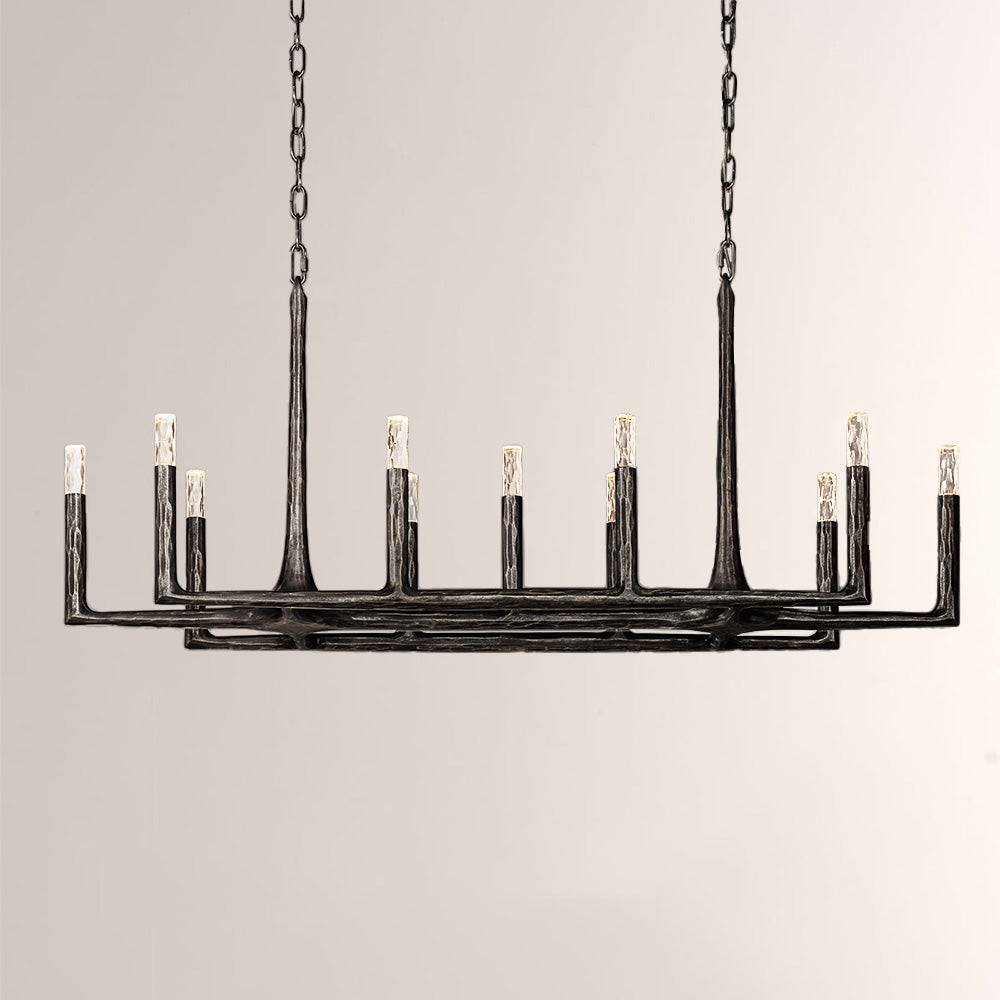 Avarit Forged Linear Chandelier 54”
