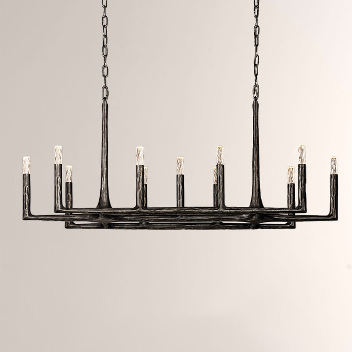 Avarit Forged Linear Chandelier 54”