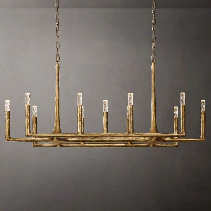 Avarit Forged Linear Chandelier 54”