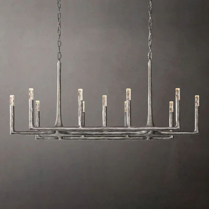 Avarit Forged Linear Chandelier 54”