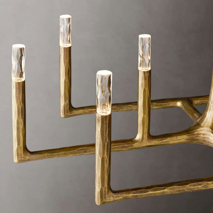 Avarit Forged Linear Chandelier 72”