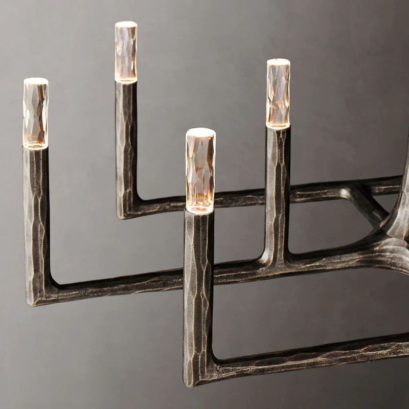 Avarit Forged Linear Chandelier 72”