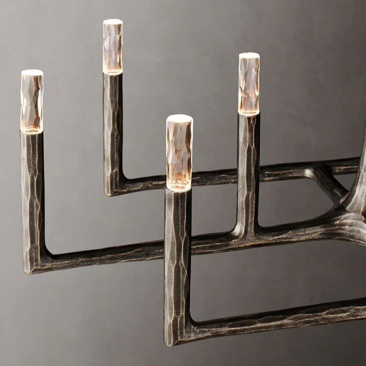 Avarit Forged Linear Chandelier 72”