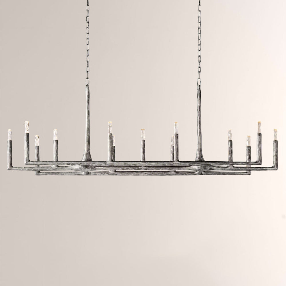 Avarit Forged Linear Chandelier 72”