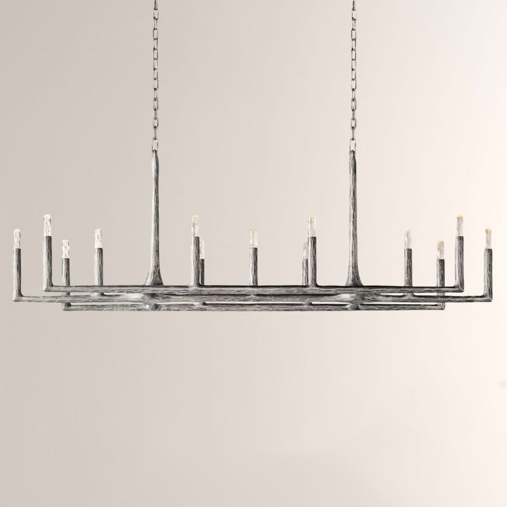Avarit Forged Linear Chandelier 72”