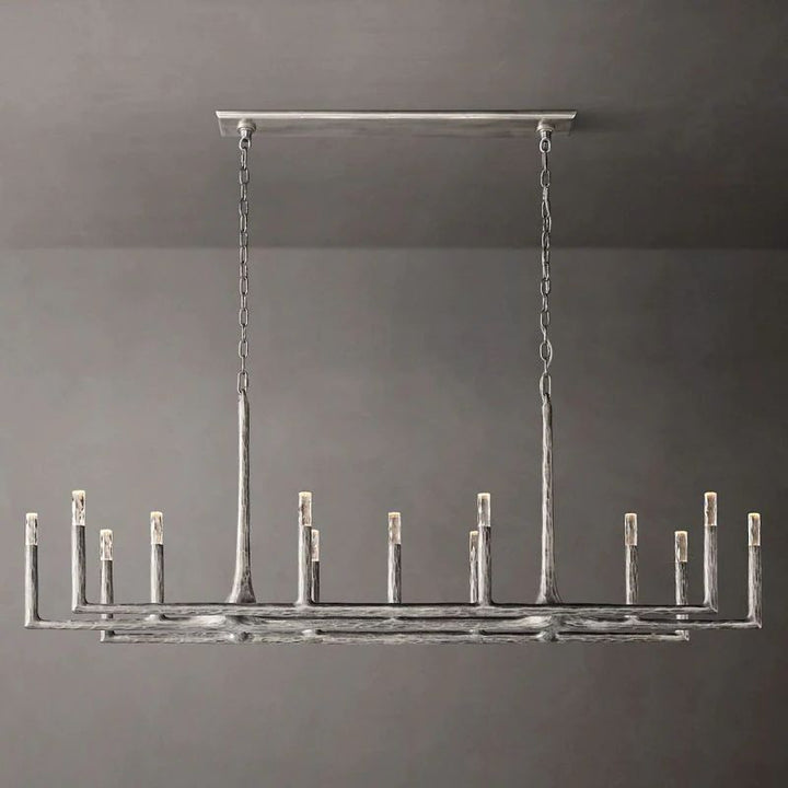 Avarit Forged Linear Chandelier 72”