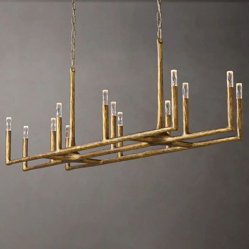 Avarit Forged Linear Chandelier 72”