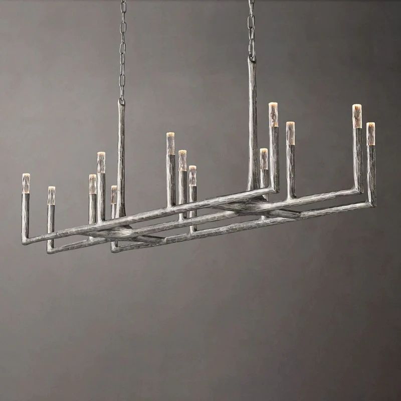 Avarit Forged Linear Chandelier 72”
