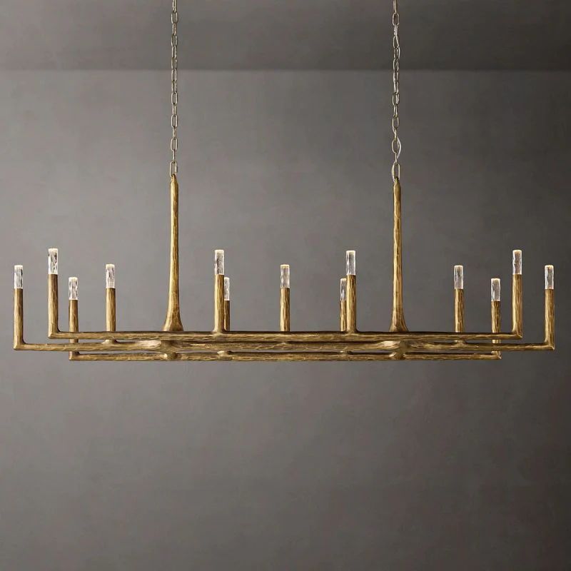 Avarit Forged Linear Chandelier 72”