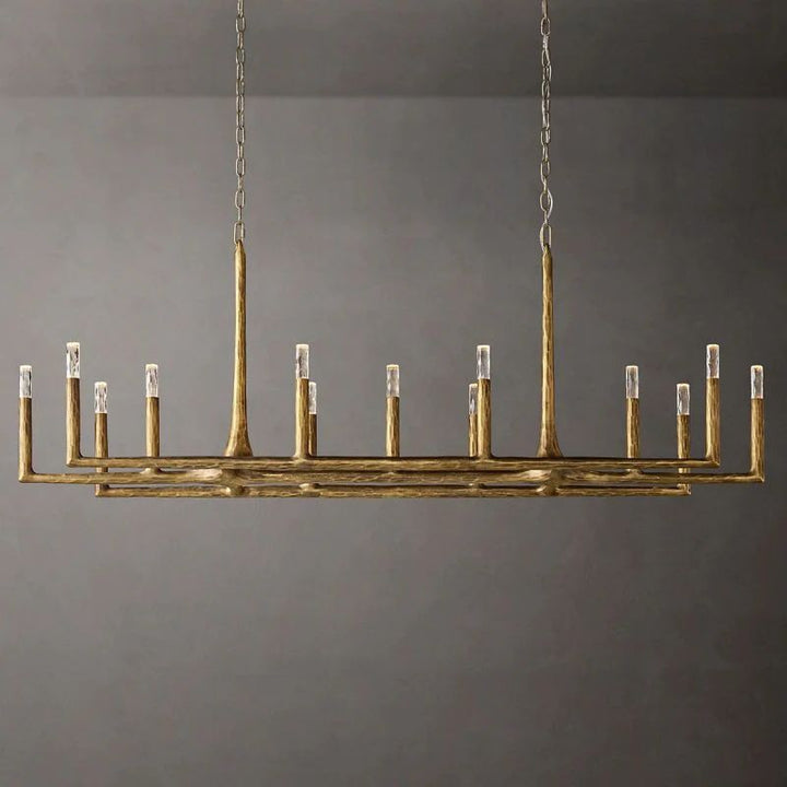 Avarit Forged Linear Chandelier 72”