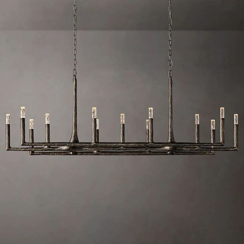 Avarit Forged Linear Chandelier 72”