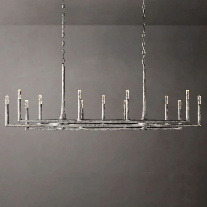 Avarit Forged Linear Chandelier 72”