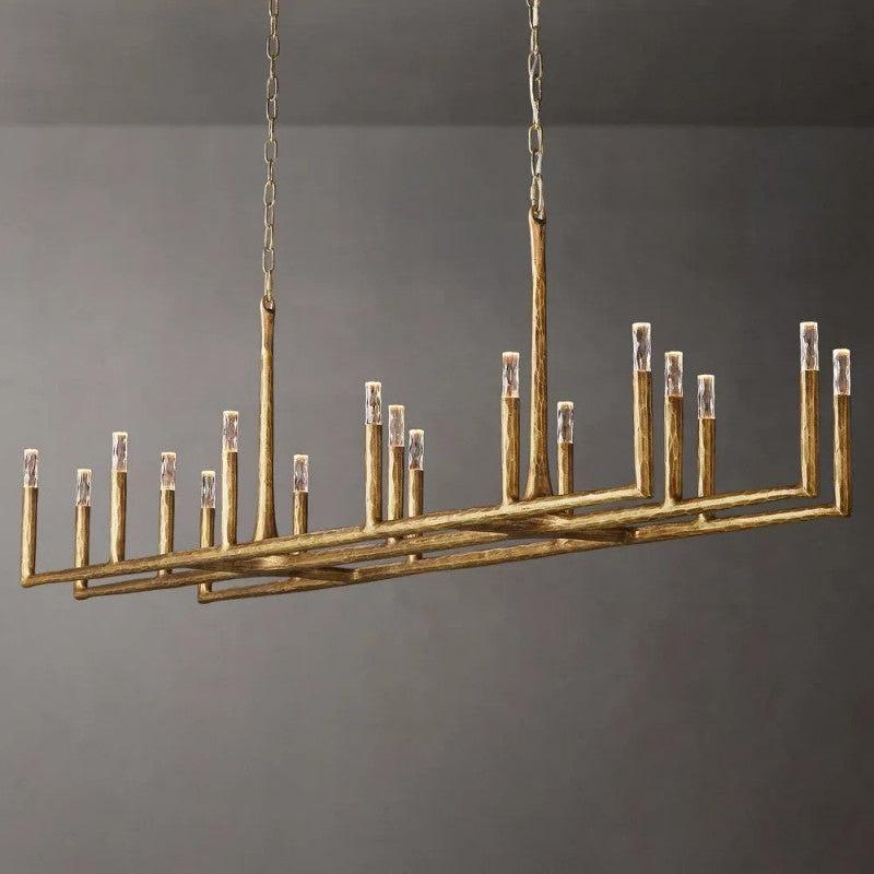 Avarit Forged Linear Chandelier 96”