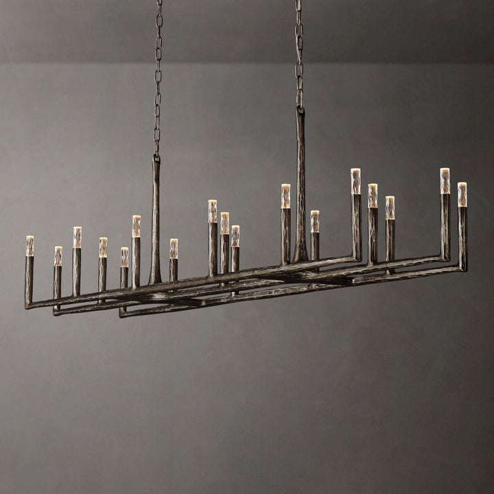 Avarit Forged Linear Chandelier 96”