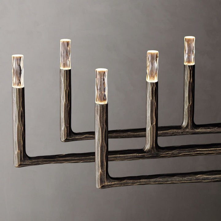 Avarit Forged Linear Chandelier 96”