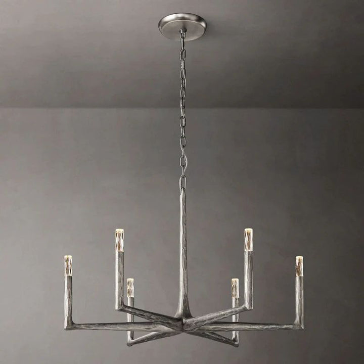 Avarit Glass Round Chandelier 36"