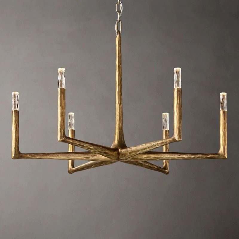Avarit Glass Round Chandelier 36"