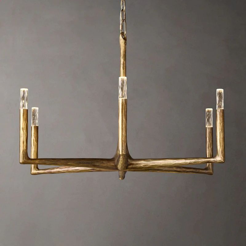 Avarit Glass Round Chandelier 36"