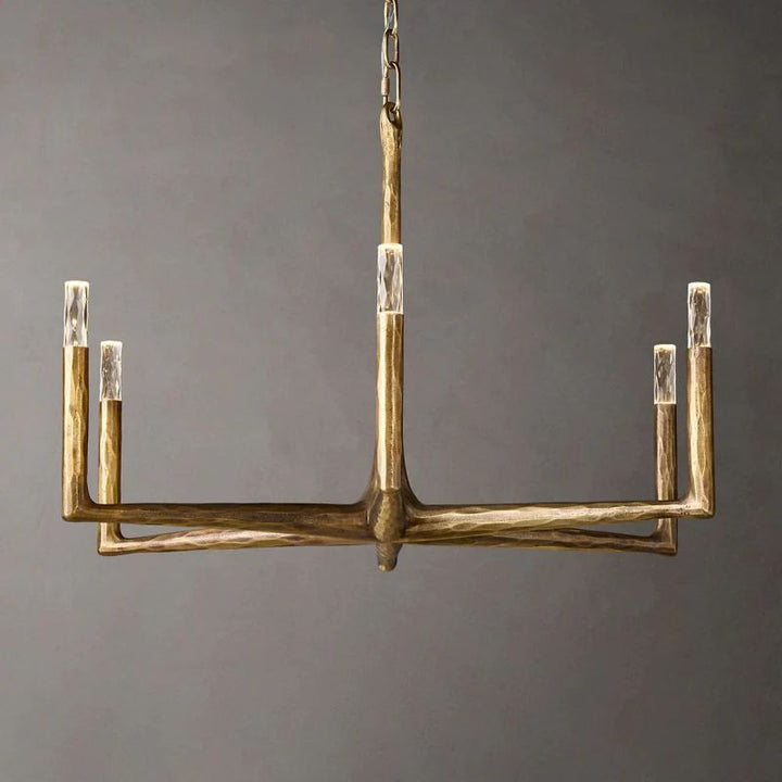 Avarit Glass Round Chandelier 36"