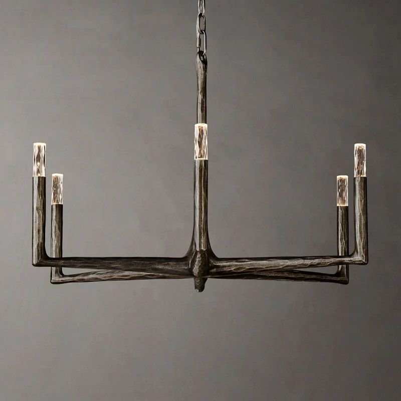 Avarit Glass Round Chandelier 36"