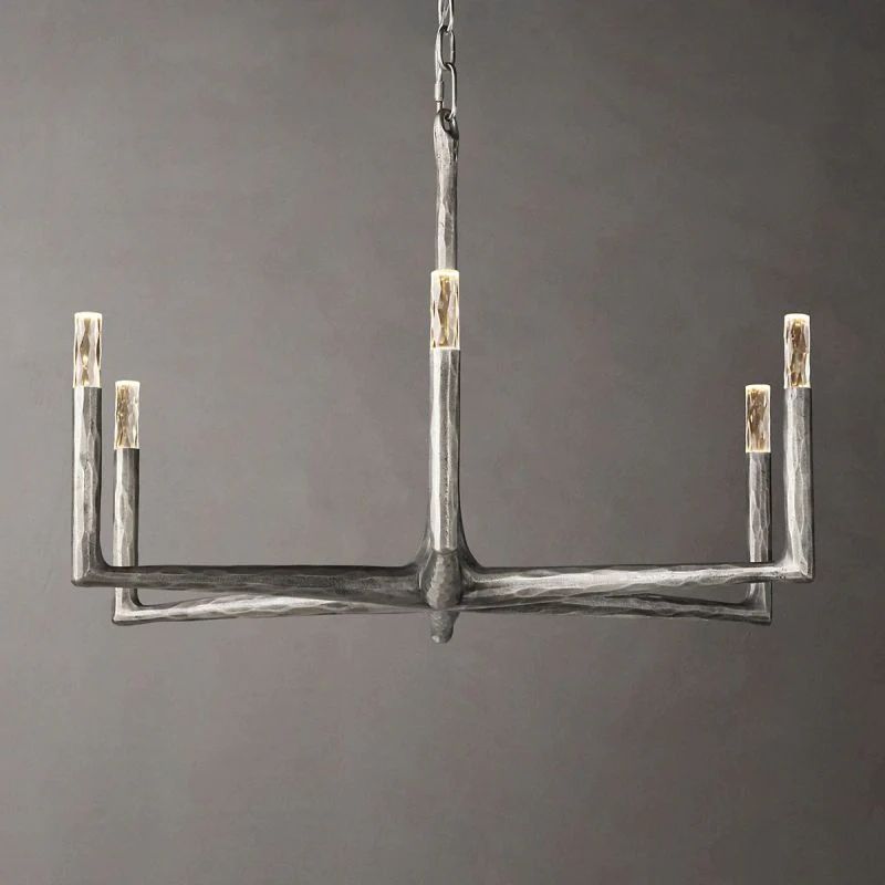 Avarit Glass Round Chandelier 36"