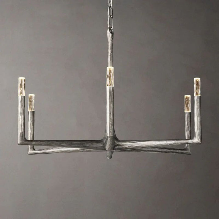 Avarit Glass Round Chandelier 36"
