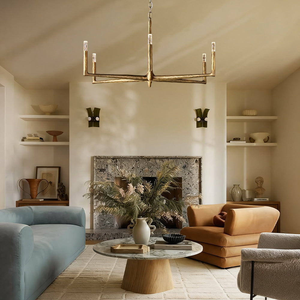 Avarit Glass Round Chandelier 48"