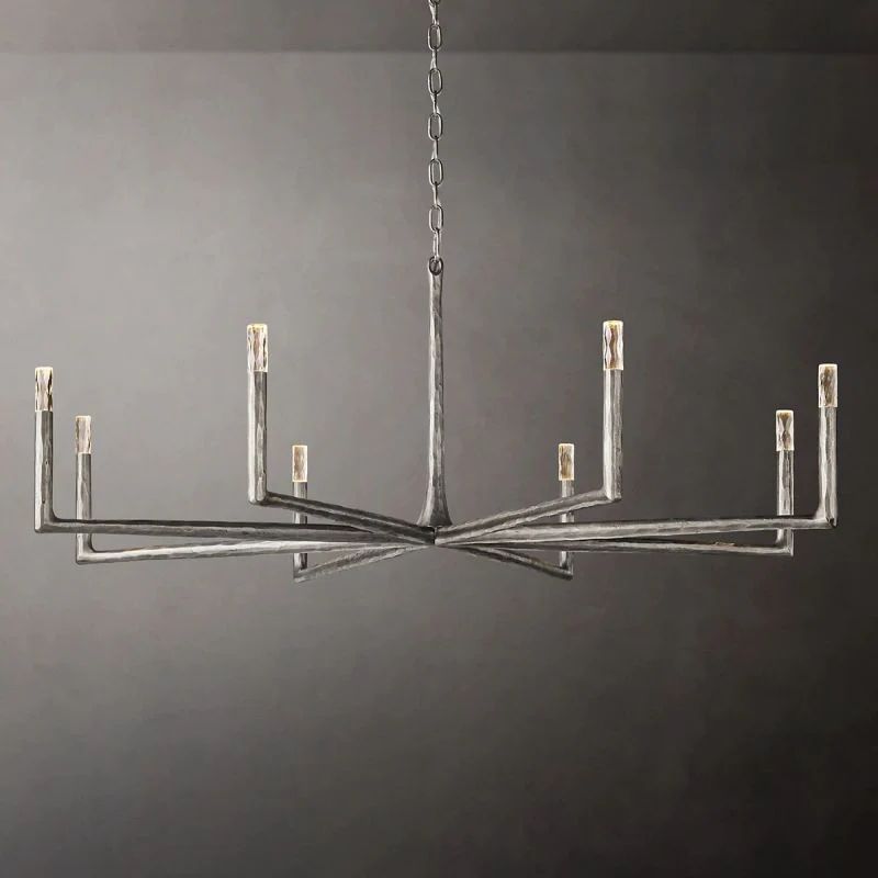 Avarit Glass Round Chandelier 60"