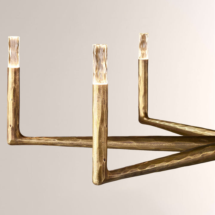 Avarit Glass Round Chandelier 72”