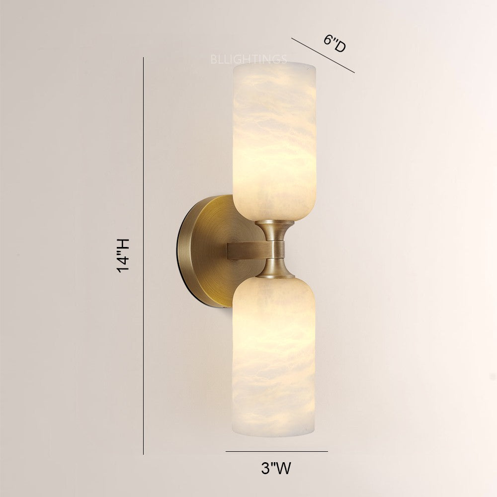 Alabaster Axis Wall Sconce