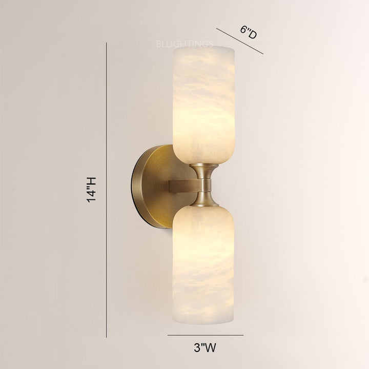 Alabaster Axis Wall Sconce