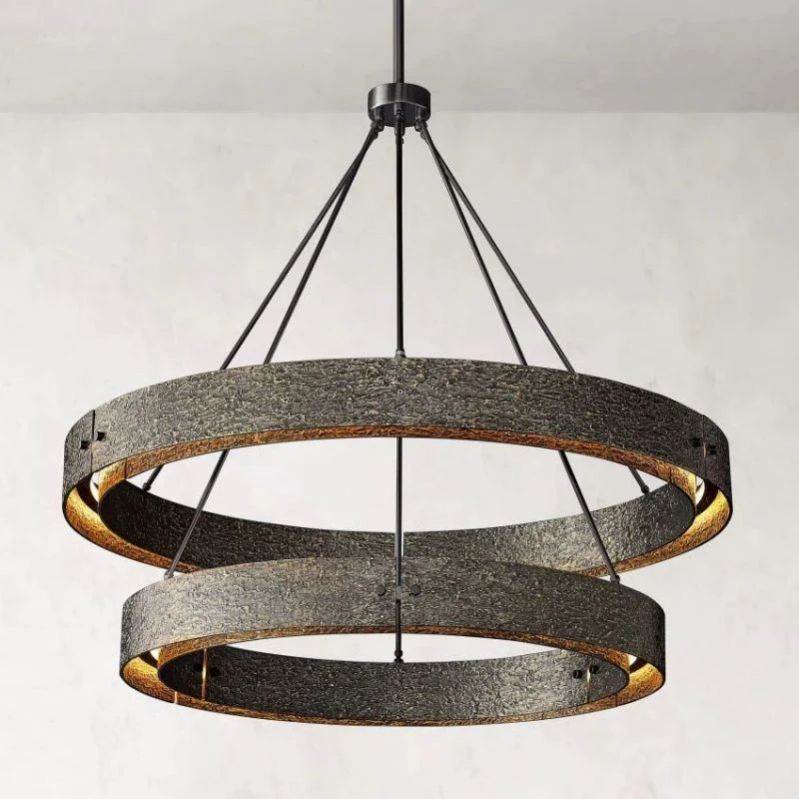 Baldr 2-Tier Round  Living Room Chandelier 60"