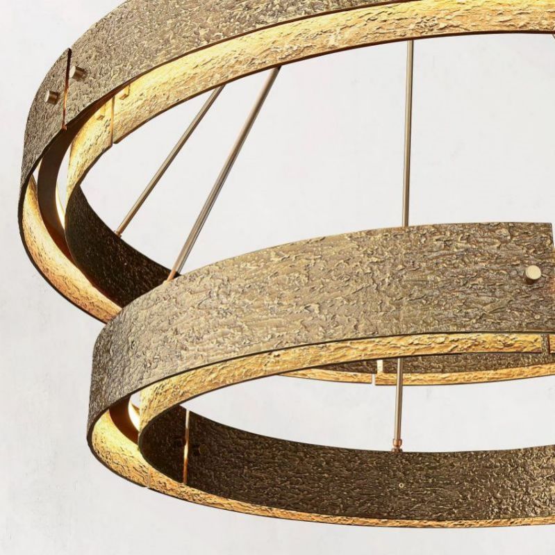 Baldr 2-Tier Round  Living Room Chandelier 60"