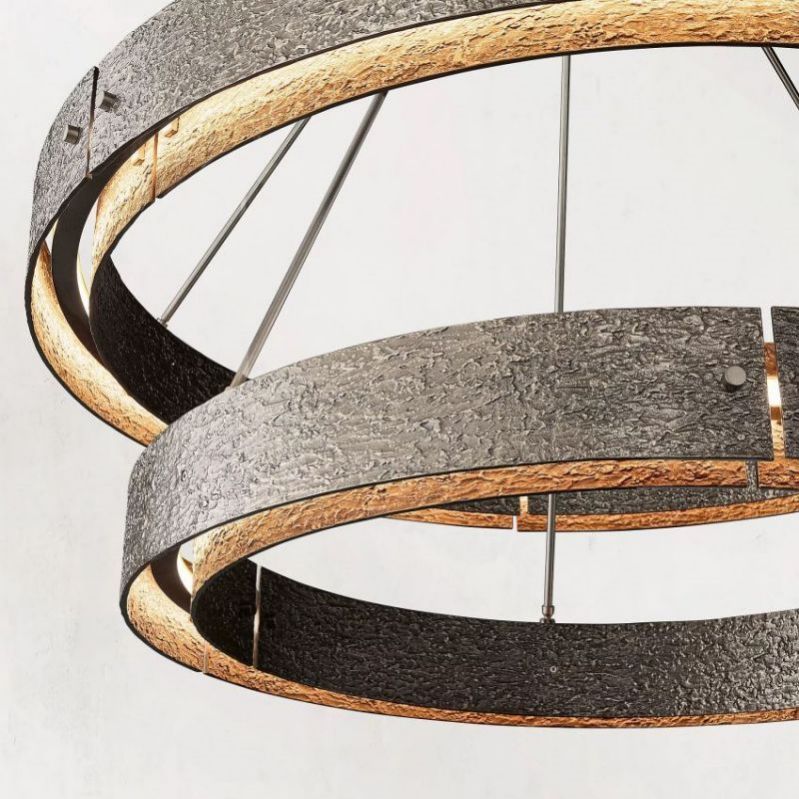 Baldr 2-Tier Round  Living Room Chandelier 60"