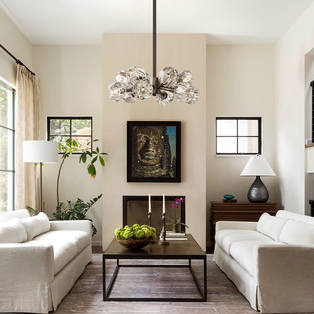 Balle Clear Crystal Chandelier